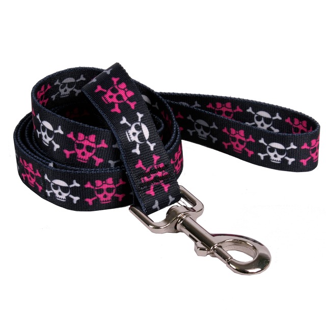 Girl Skulls　首輪＋リードセット XSサイズ - Yellow Dog Design