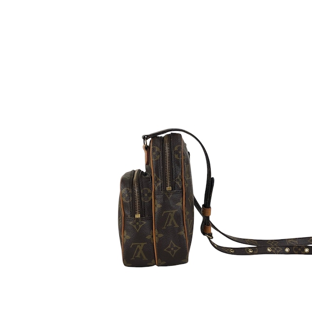 LOUIS VUITTON ルイヴィトン モノグラム ショルダーバッグ ブラウン PVC レザー 旧アマゾン vintage ヴィンテージ オールド zvucr2
