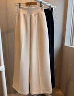 【訳あり①】Stretch Wide Pants_Ivory