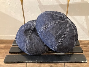 SELVEDGE DENIM WIDE BERET