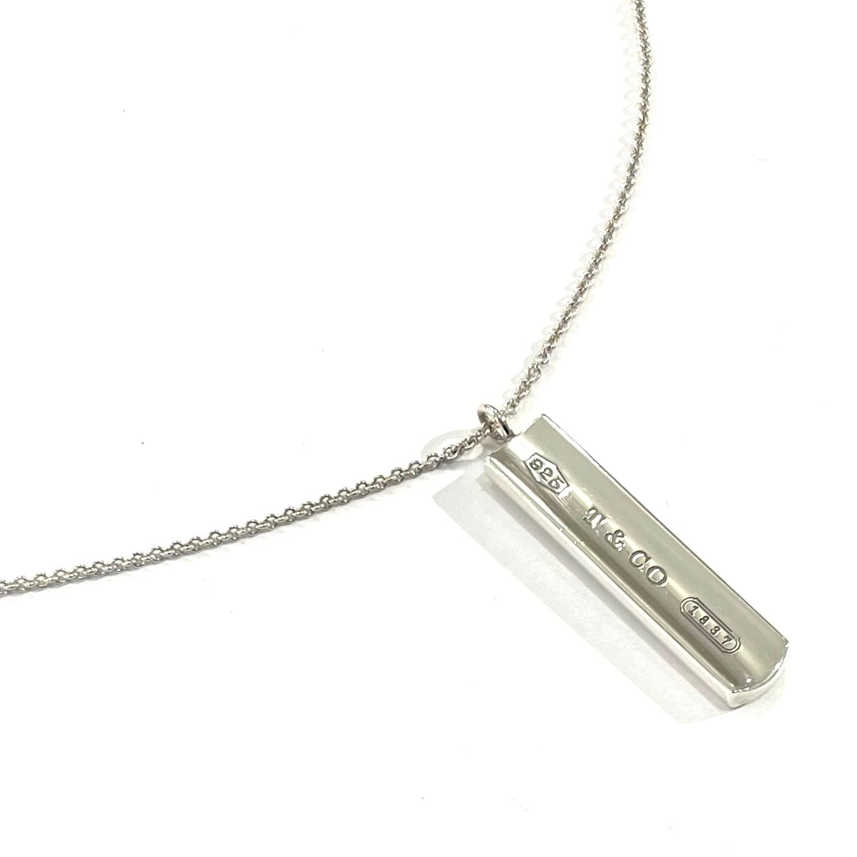 TIFFANY&CO.】2640 ティファニー T&CO ナローバー ネックレス SV925