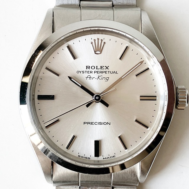 Rolex Oyster Perpetual Air King 5500 (32*****) Silver Service Dial