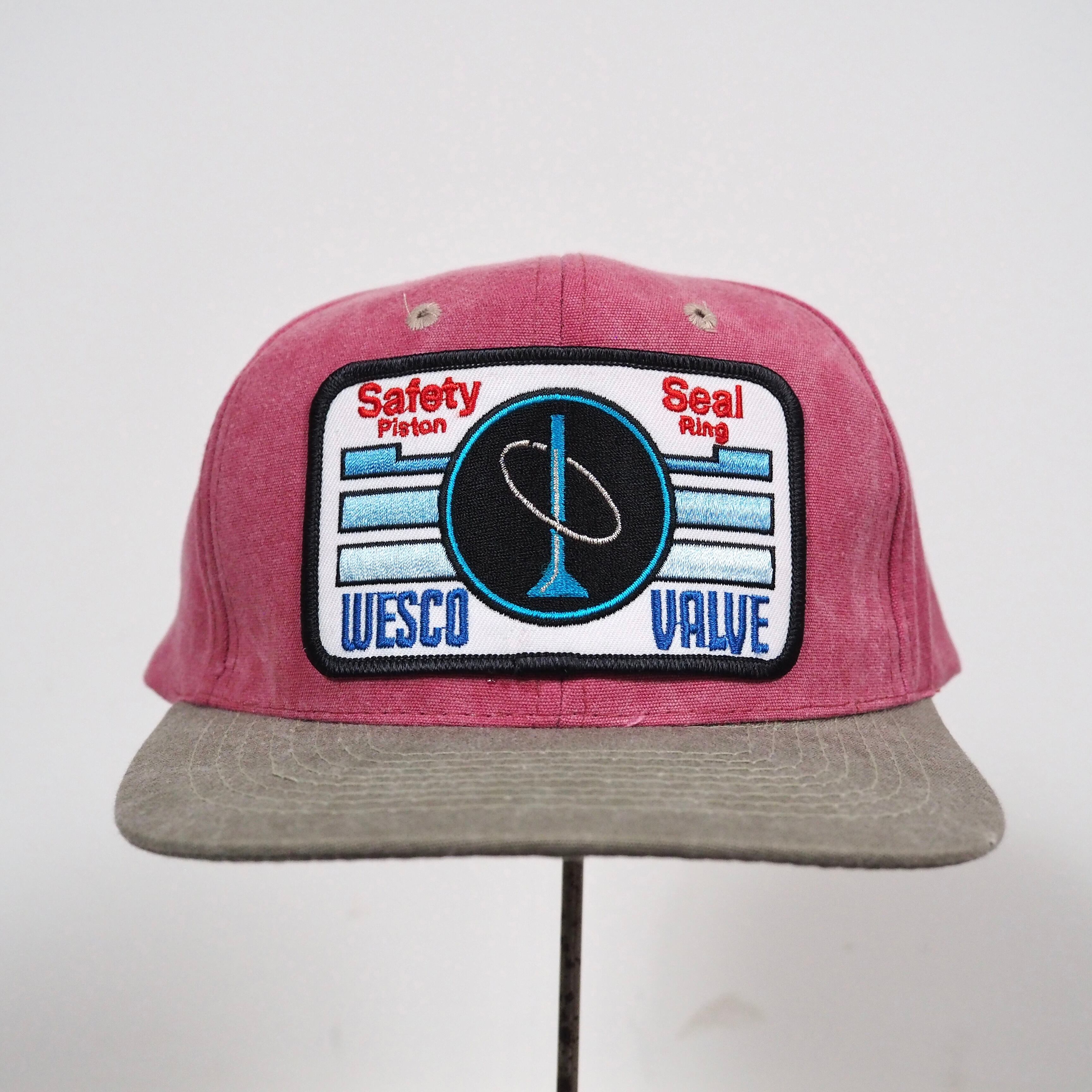 【NOS】WESCO Valve two tone trucker hat size:Free COBRA CAPS トラッカーハット
