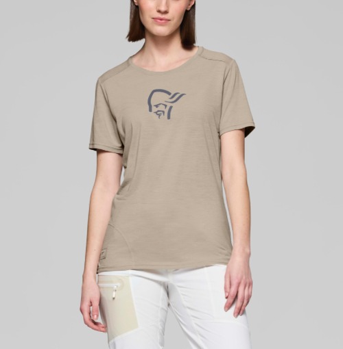 Norrona femund equaliser merino T- Shirt  W's レディース Tシャツ