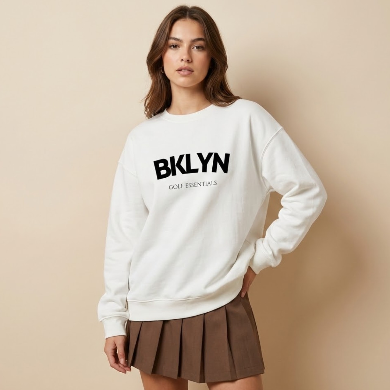 BKLYN SWEAT/WH