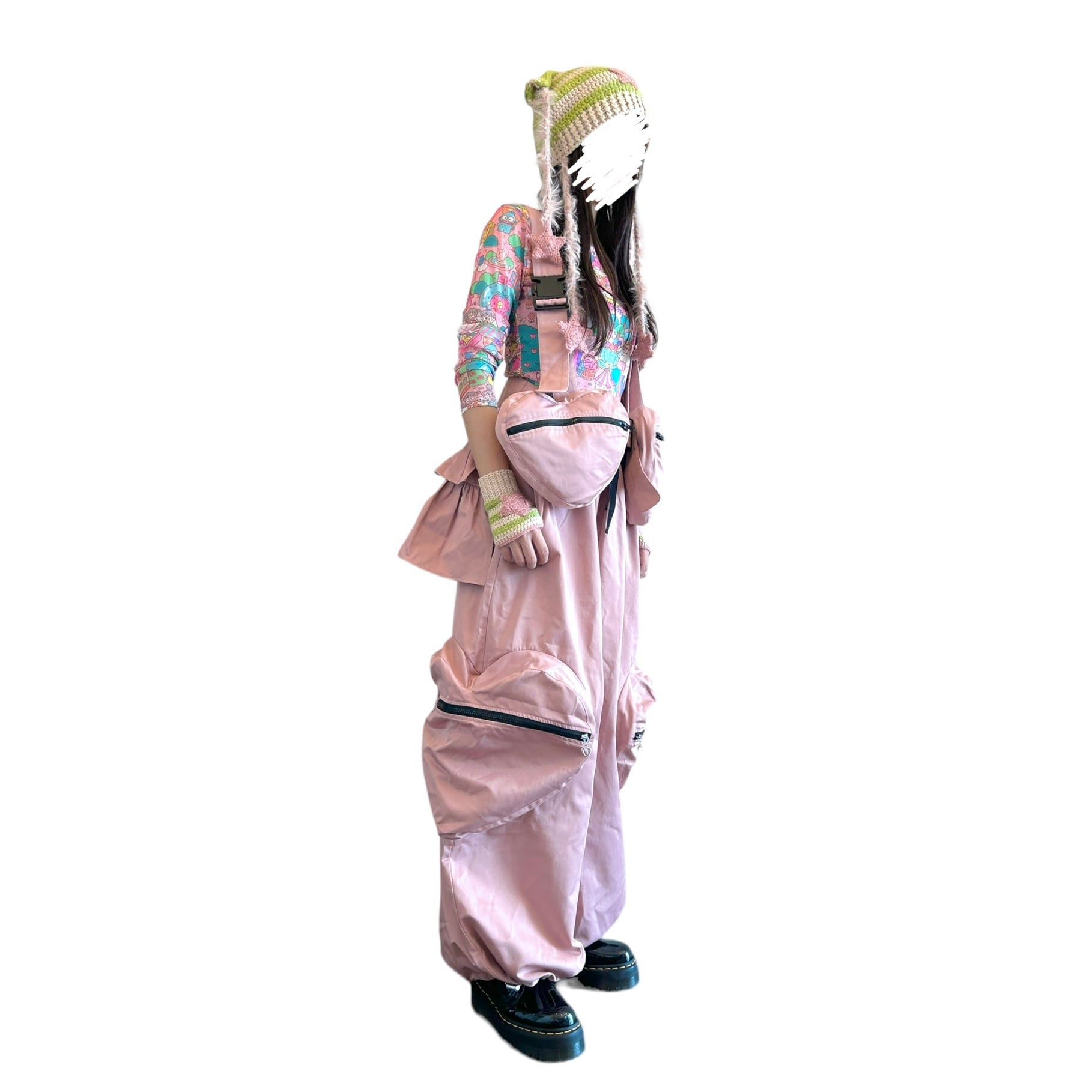スターキャットビーニー PINK × GREEN | HEIHEI スターキャットビーニー PINK × GREEN | HEIHEI