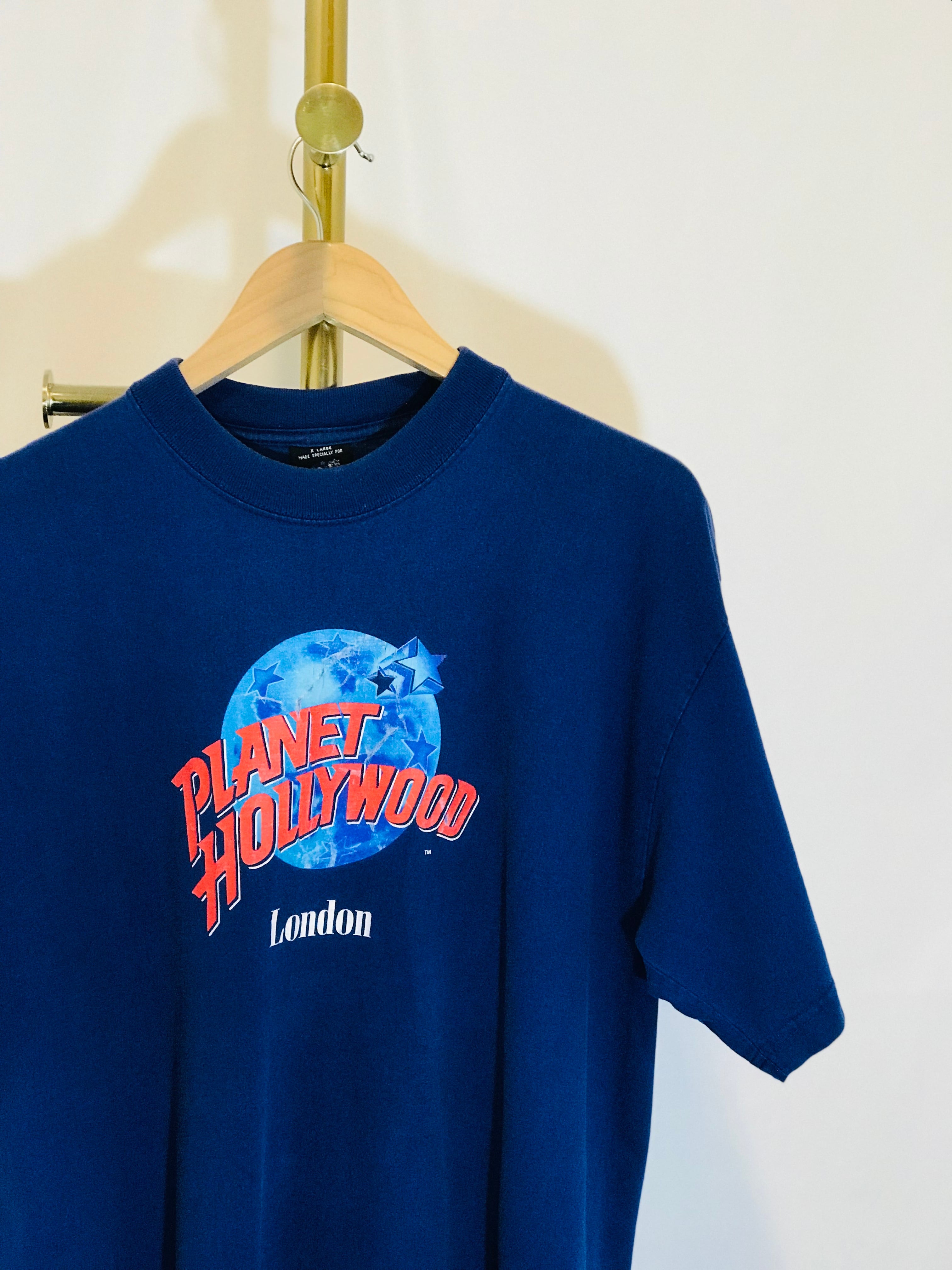 90s PLANET HOLLYWOOD NASCAR ナスカー Tシャツ