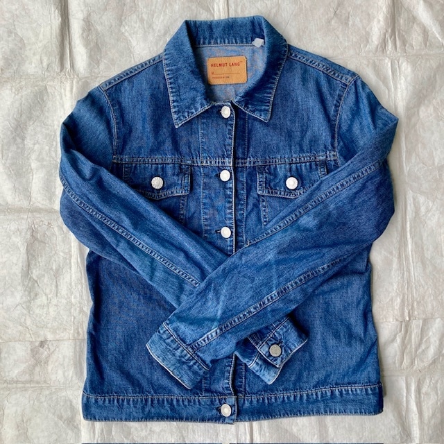 Helmut Lang ヘルムートラング デニムジャケット 本人期 98年 インディゴ 40 ヴィンテージ古着 画像3