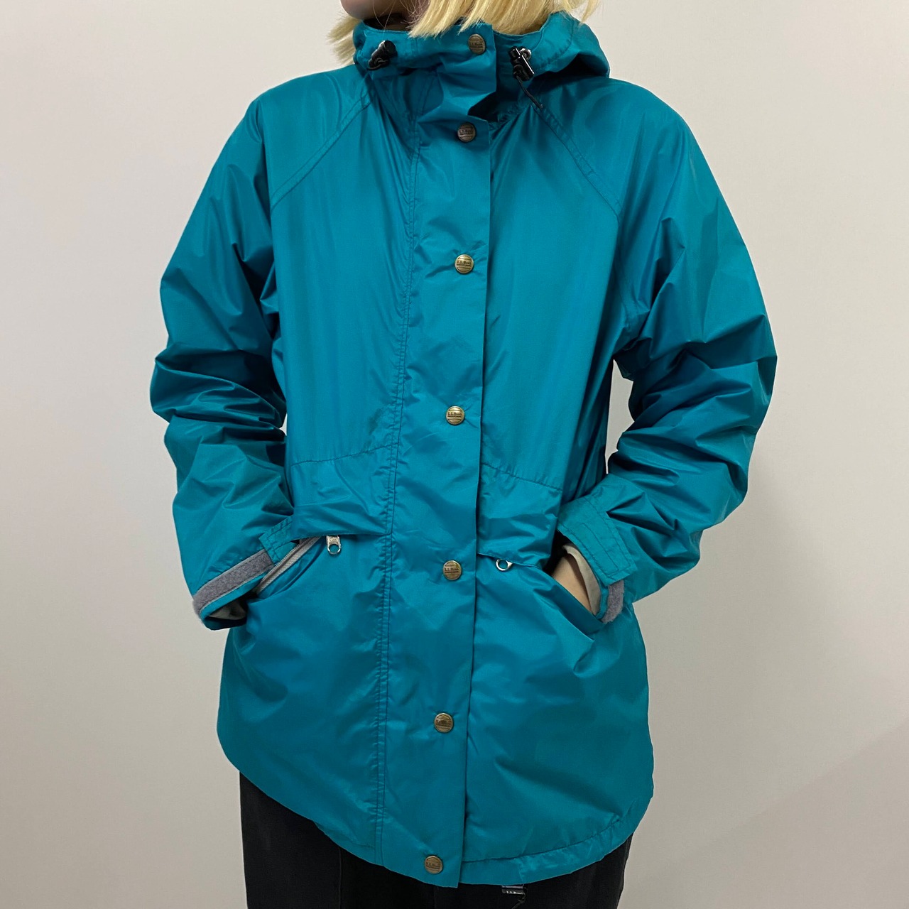 USA製 80年代 80s L.L.Bean エルエルビーン STOWAWAY RAINWEAR ストア 