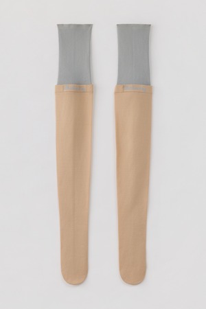 TOY LOGO KNEE SOCKS 26AWAC-016 PINK BEIGE