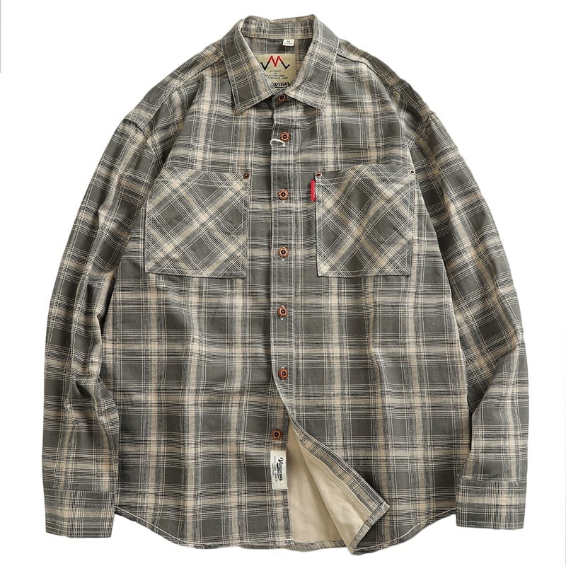 Casual plaid shirt 3147
