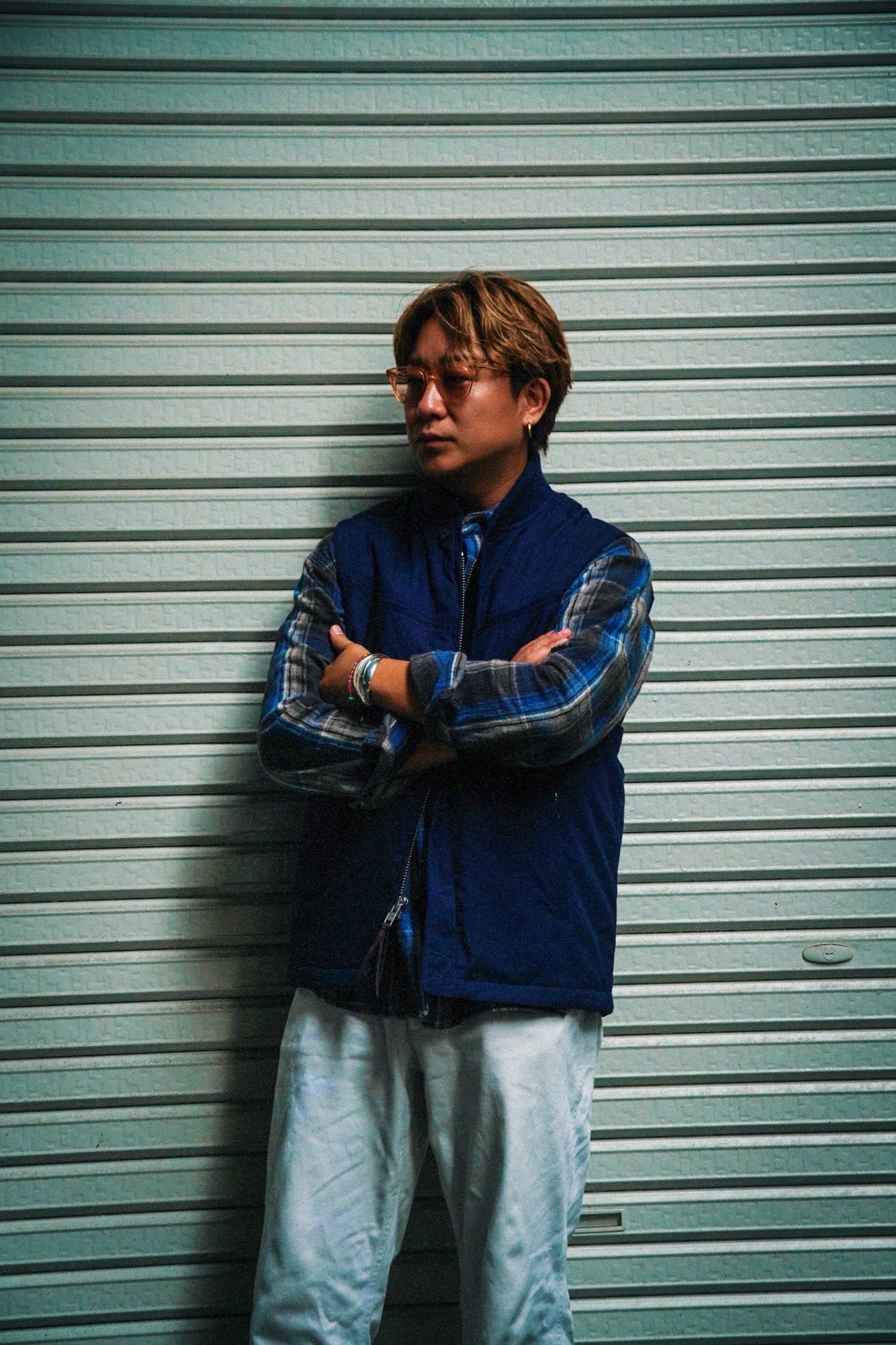 秘*伝様 2025 DERBY OF SAN FRANCISCO ベスト S ダ Derby of San Francisco Vest Navy×Gold | BerBerJin Yuhodo