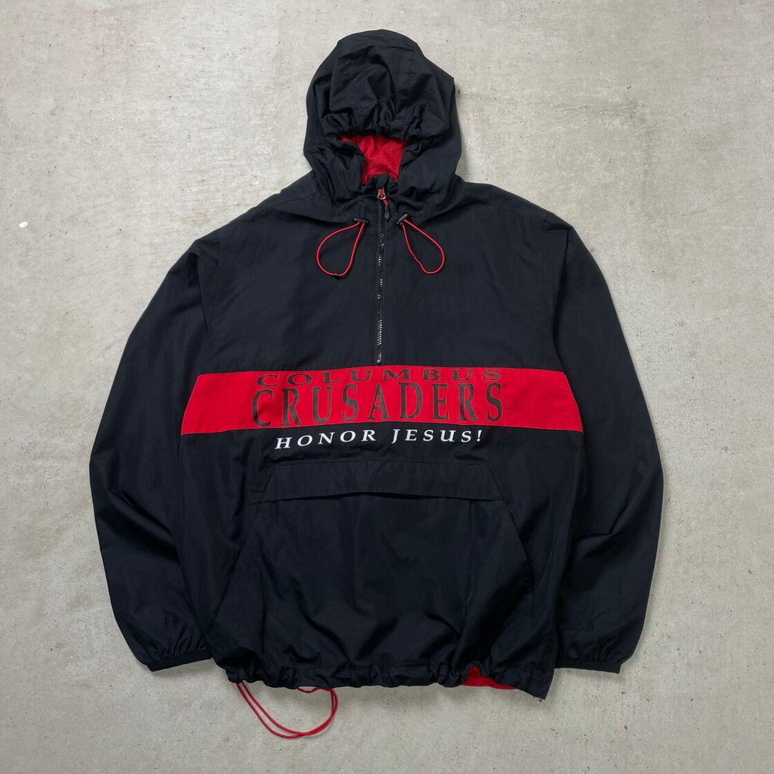 Sport-Tek アノラックパーカー ハーフジップ カレッジチームロゴ 
