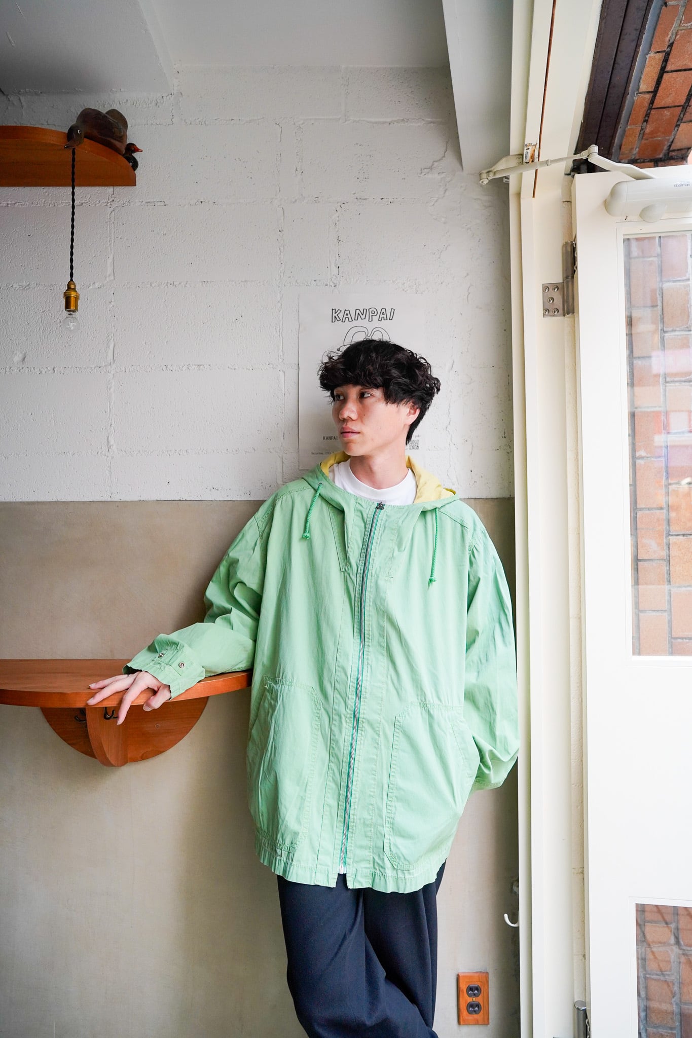 【1980s】"United Colors of Benetton" Made in Italy Cotton & Polyurethan Alpine Smock / 6-301