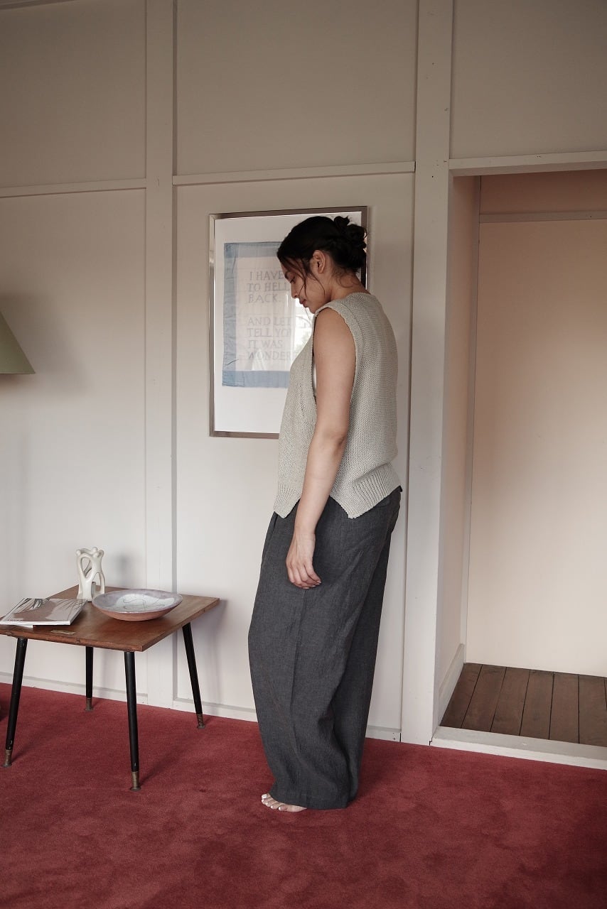 Li. Co. Chambray Wide Pants