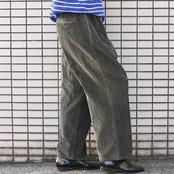 JOS.A.BANK 2 tuck wide corduroy pants khaki
