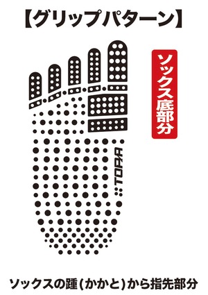 『新発売』両面グリップソックスⅢ【薄手ショート】[トッパショート]