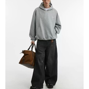 Front pocket design hoodie C3571