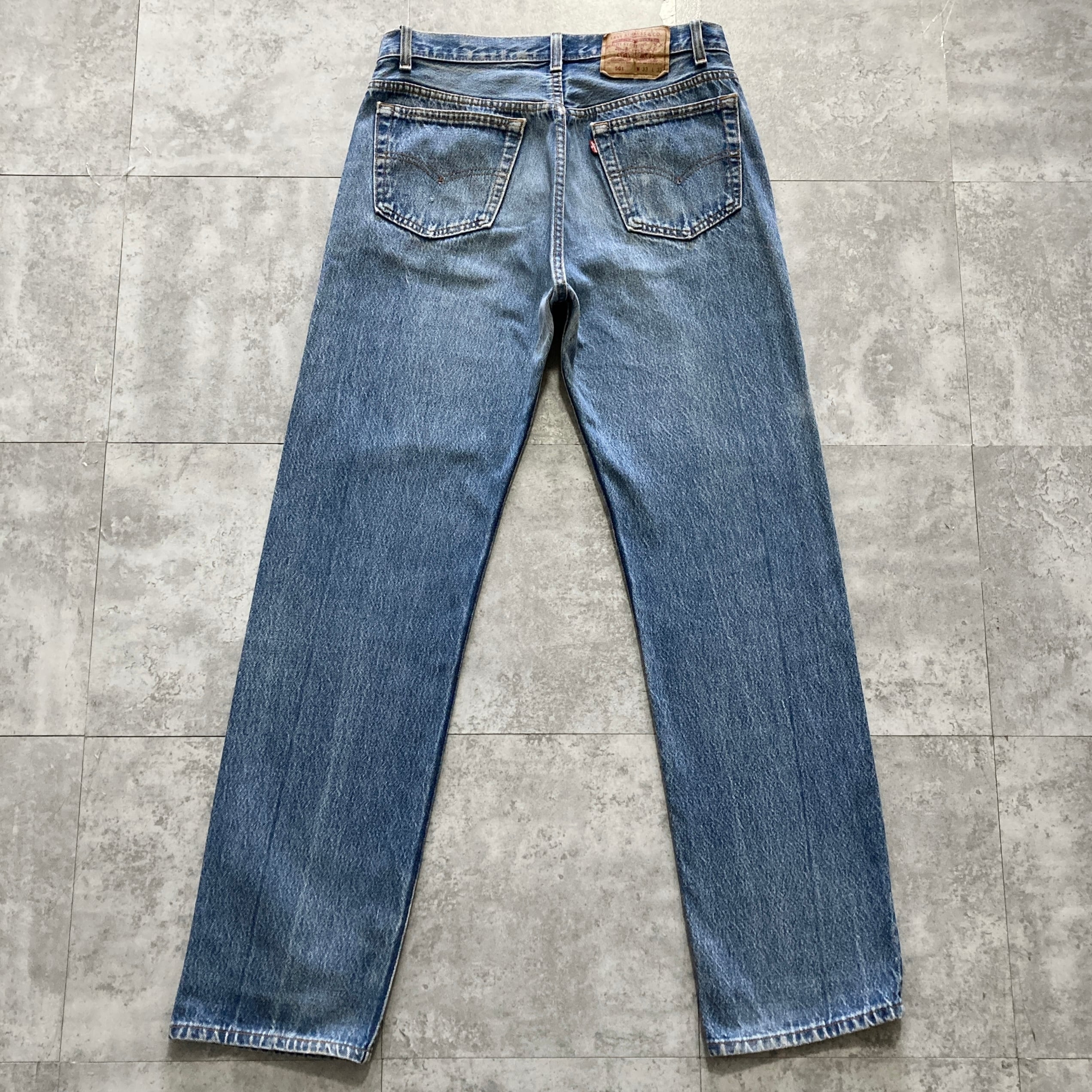 W33 L32】90's US.Levis 501 リーバイス アルバカーキ工場(501) ボタン