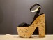レア◆ChristianLouboutinクリスチャンルブタン 厚底サンダル黒◆