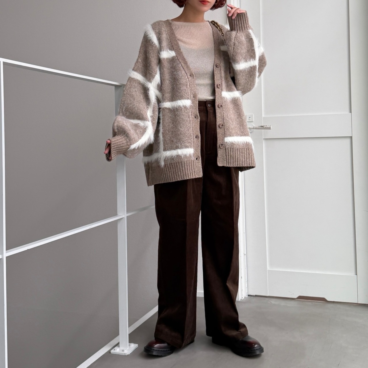 細コールワイドPT/ブラウン