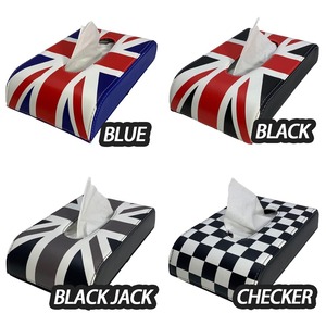 Bmw Mini ティッシュケース スリム レザー ユニオンジャック アクセサリー グッズ 車 カスタムパーツ Skybell カー用品のfunny Store カー用品 ミニクーパー Bmw Mini アクセサリー グッズ