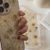 ［ phone case ］clear flower