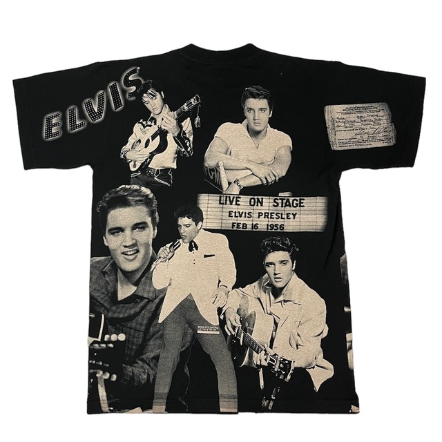 00's Elvis Presley print T-shirt