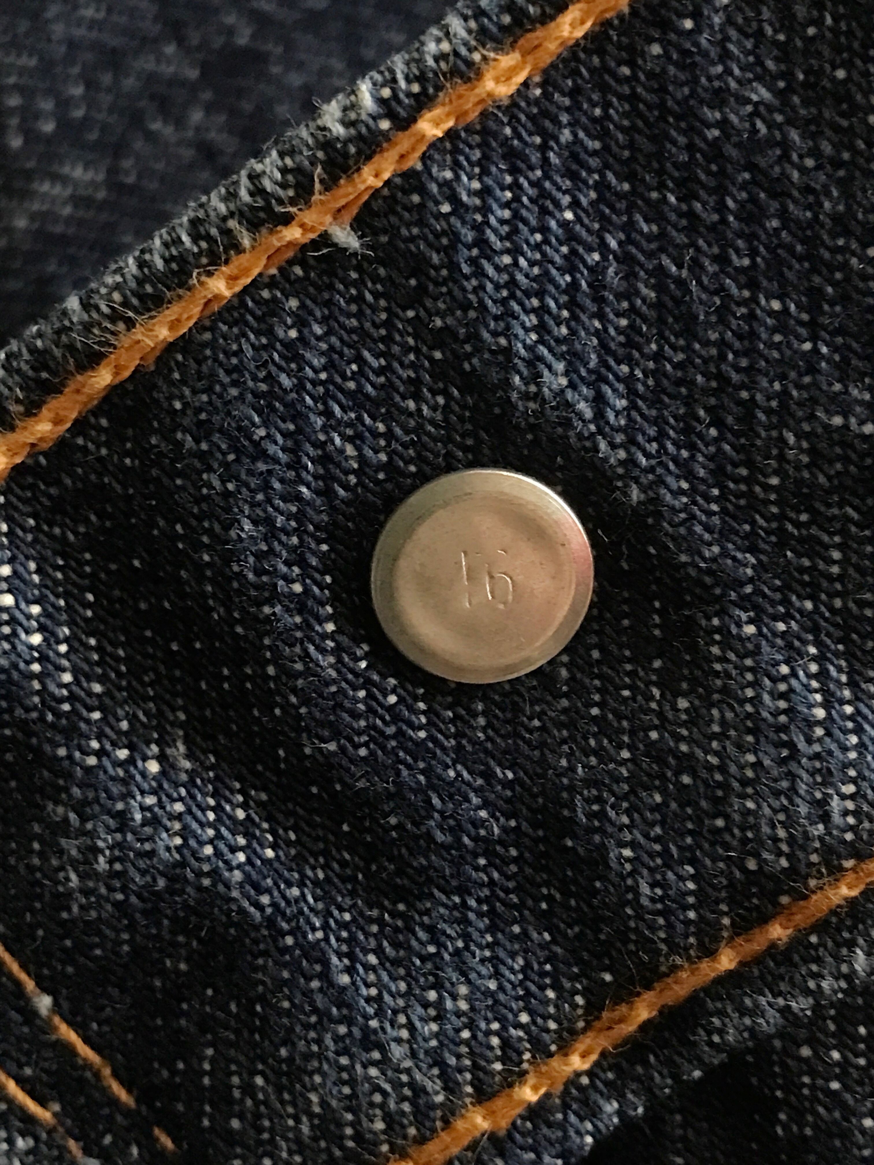 70'S Levi's 517 デニムパンツ　濃紺　16ボタン　表記(32×30)