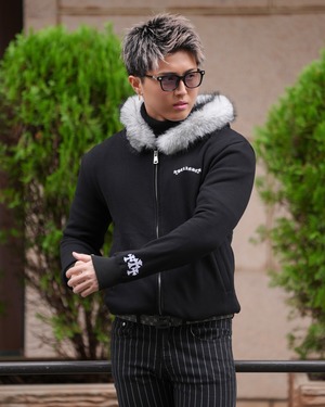 BELINDA FUR ZIP HOODIE【BB25023】