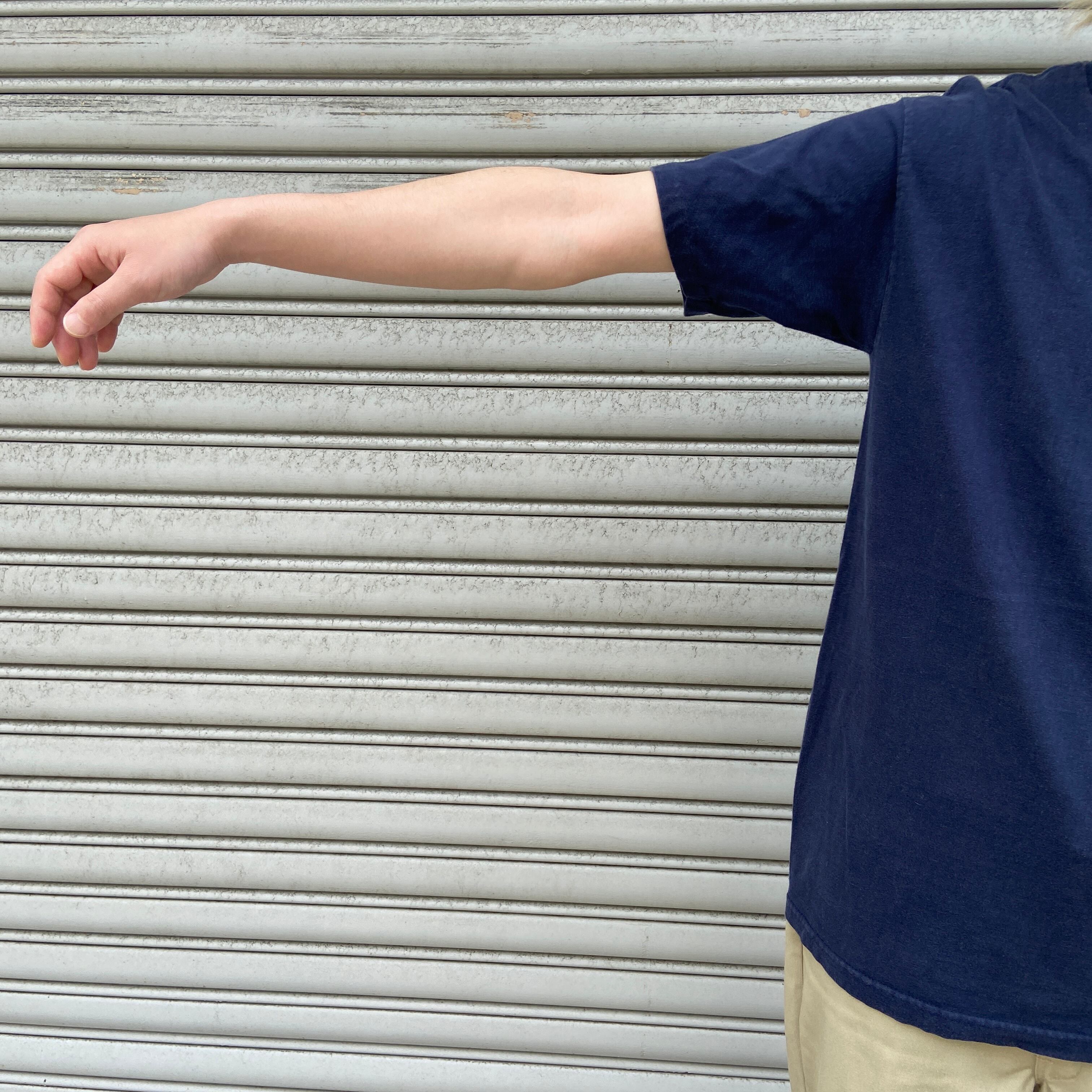 90s USA製 HANSON バンドTシャツ プリントTシャツ ネイビー M