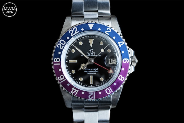 WMT WATCHES Sanford MKII– Interchangeable Bezel / Fuchsia & Blueberry