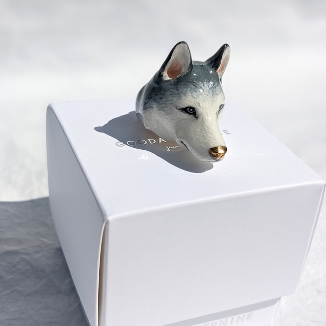 【goodafternine】　Snow Husky ring