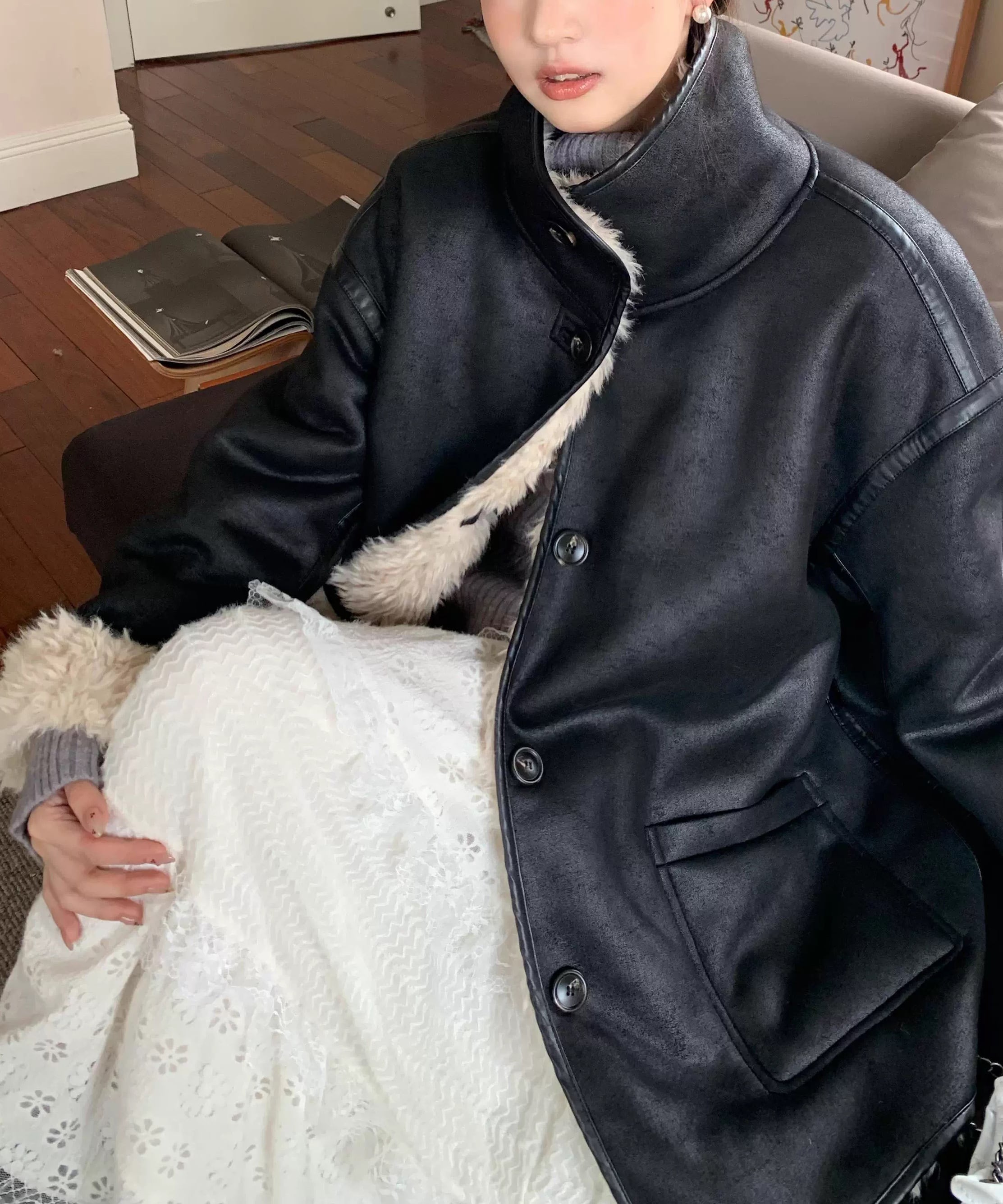 リバーシブルファージャケット Q0211 | poet