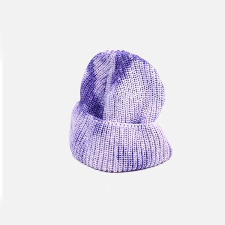 ★TIE-DYE WOOL KNIT HAT　　25188
