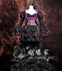 K5089 VOCALOID ボーカロイド 龍ノ啼ク箱庭拠リ 初音ミク風 コスプレ