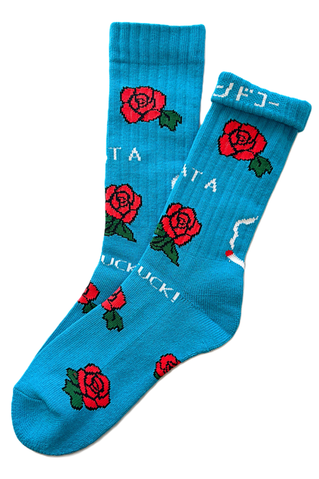 <NEW> "ROSE -blue-" Socks