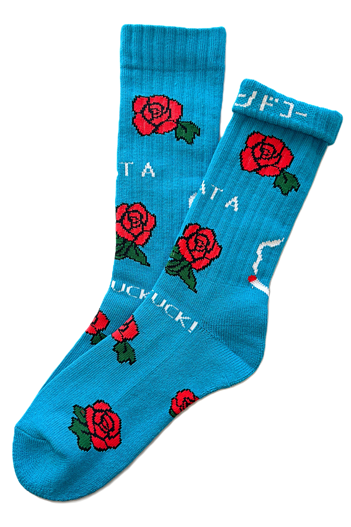 <NEW> "ROSE -blue-" Socks