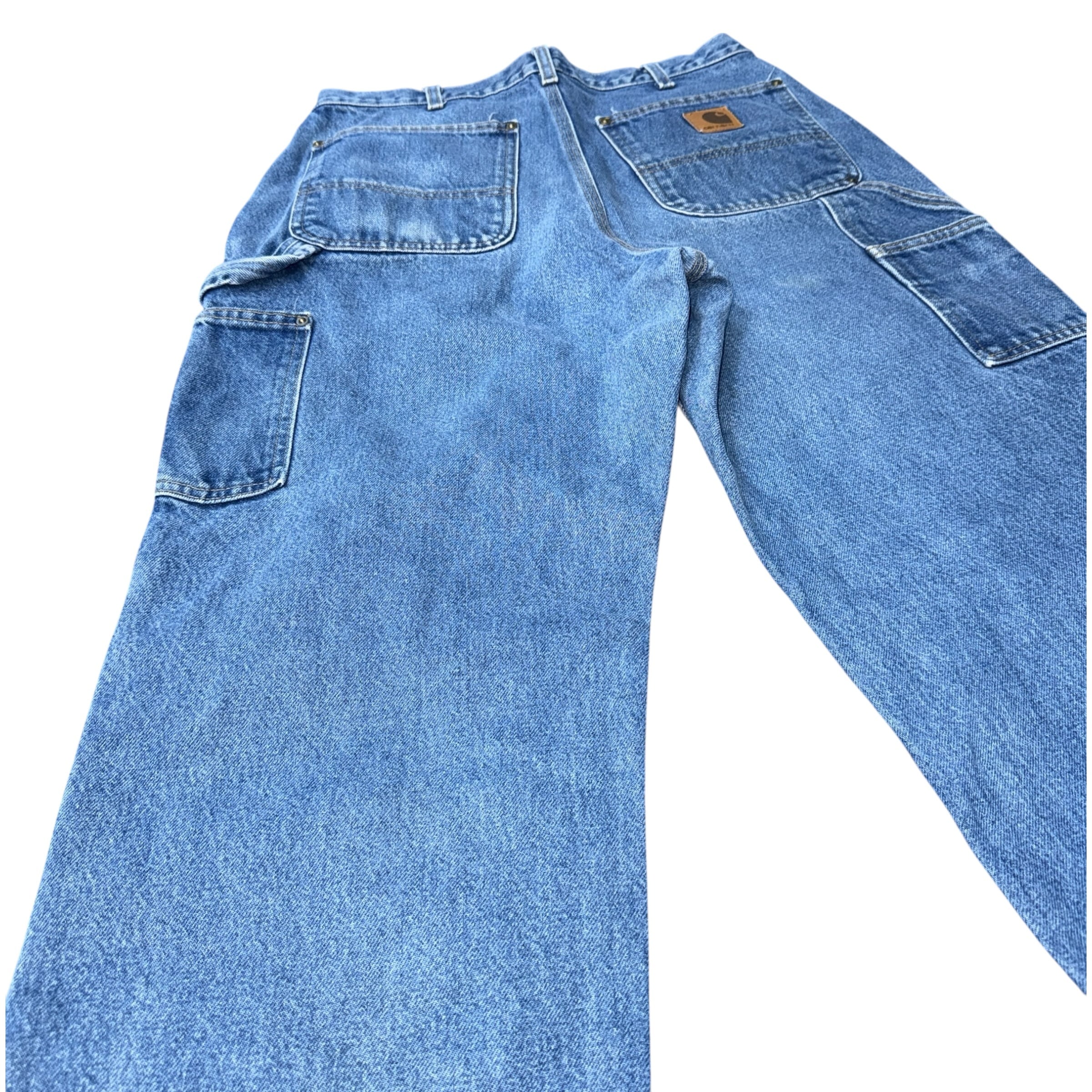 Carhartt デニムダブルニーパンツ B73 DST w34x32