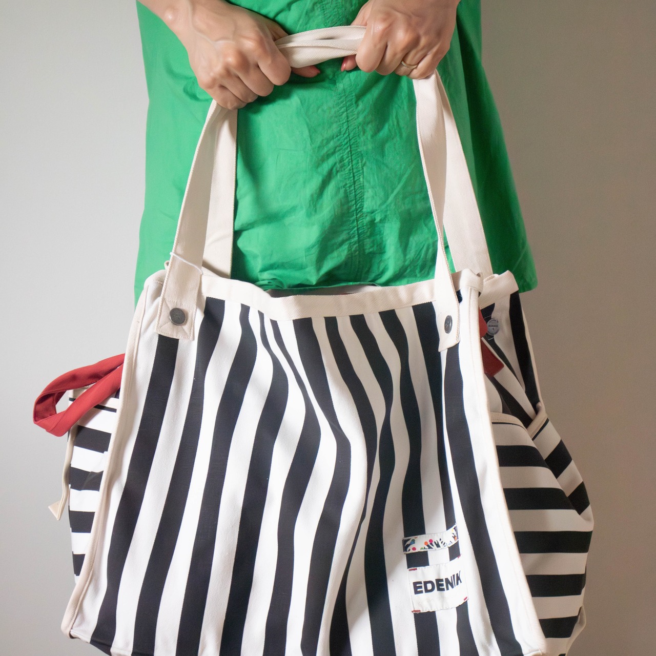EDENIK｜MARINE STRIPE DOT BAG - 9