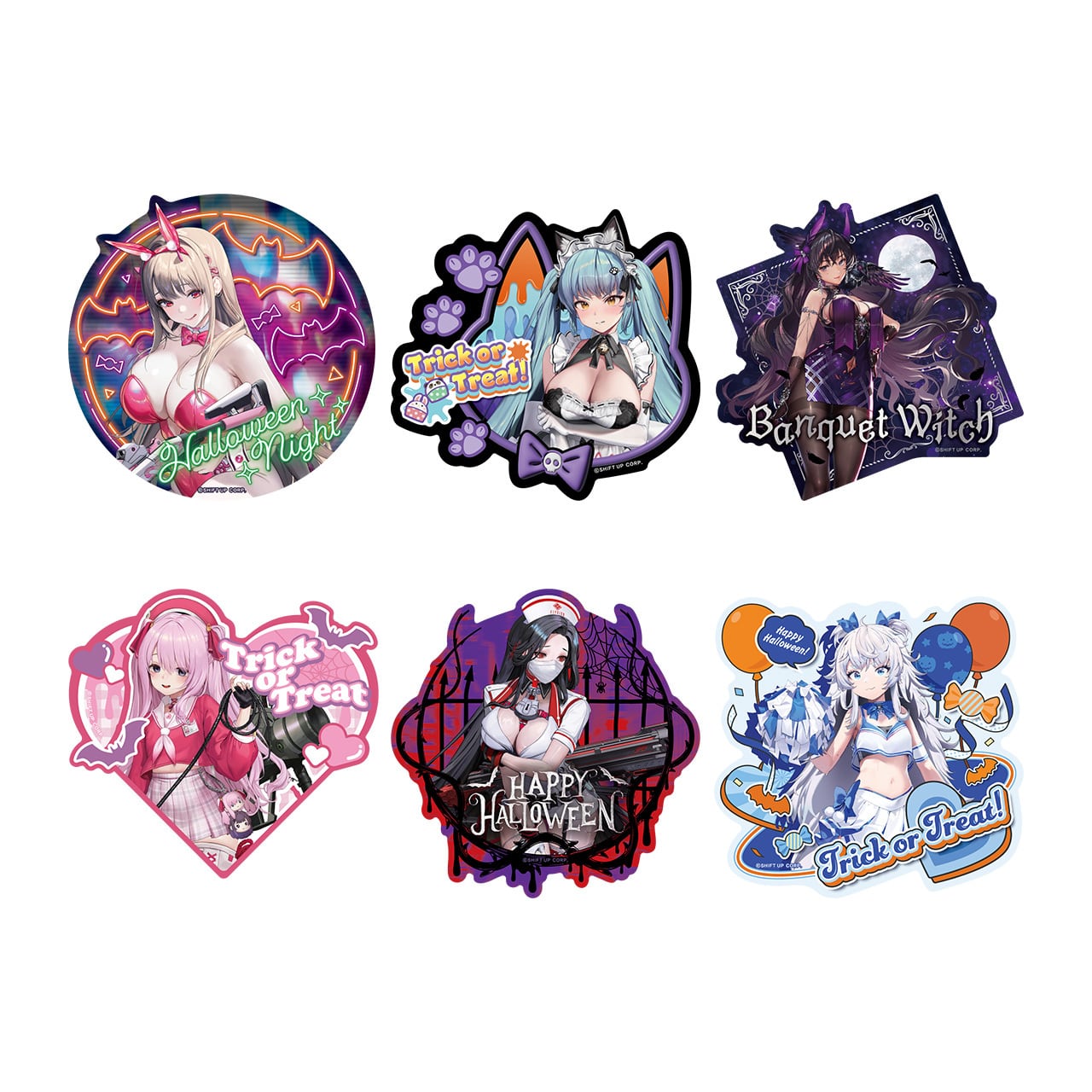 イベント限定】NIKKE ガンガールステッカー ハロウィンVer. ユニ