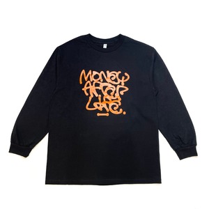 QUEST - MONEY AFTER LIFE TAG L/S TEE - BLACK,BURGUNDY