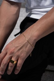 【skin square bracelet】 / GOLD