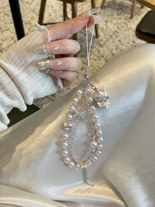 オリジナル手作りビーズストラップ PK1