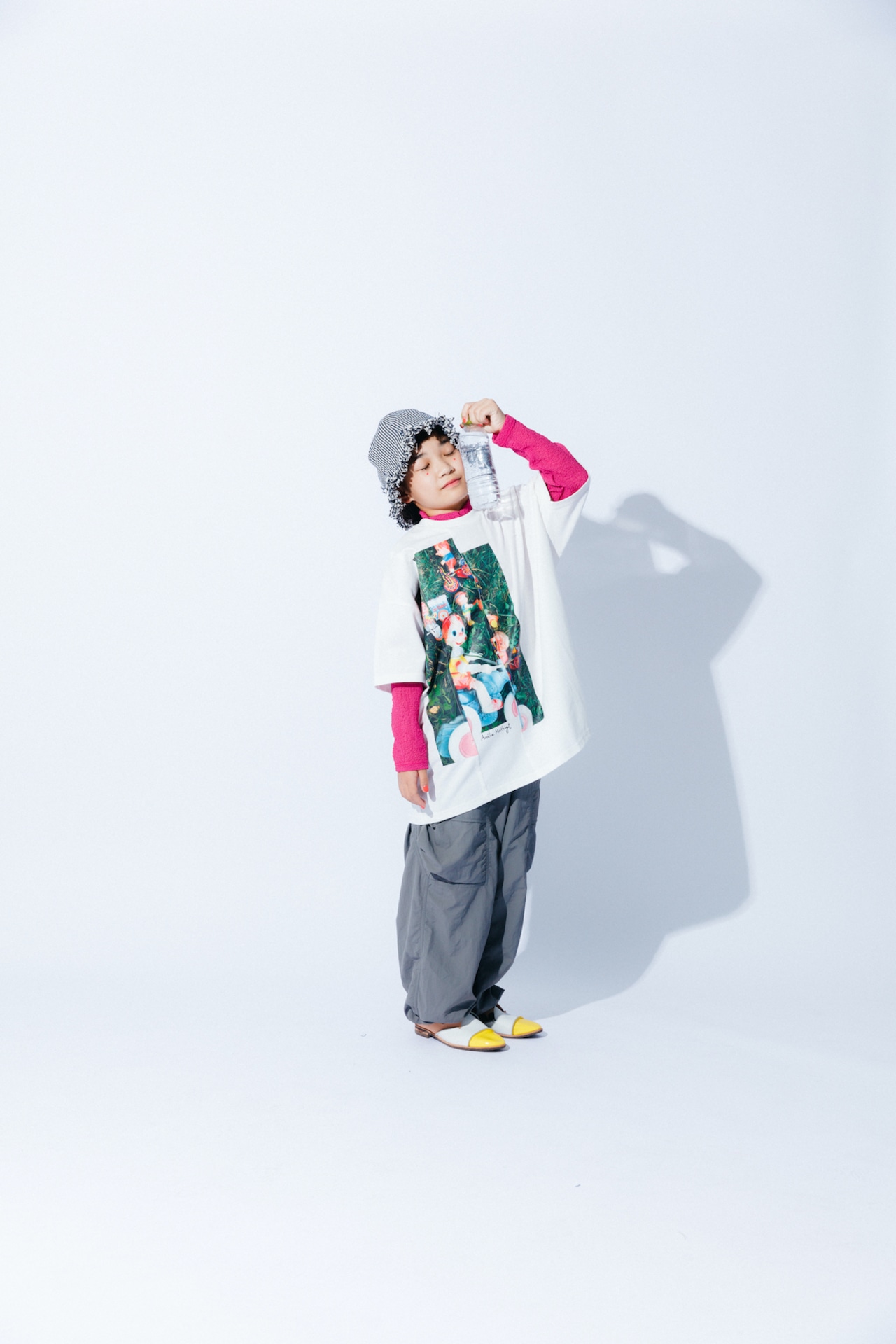 〈 nunu forme 24SS 〉 オレリーコラボT / White