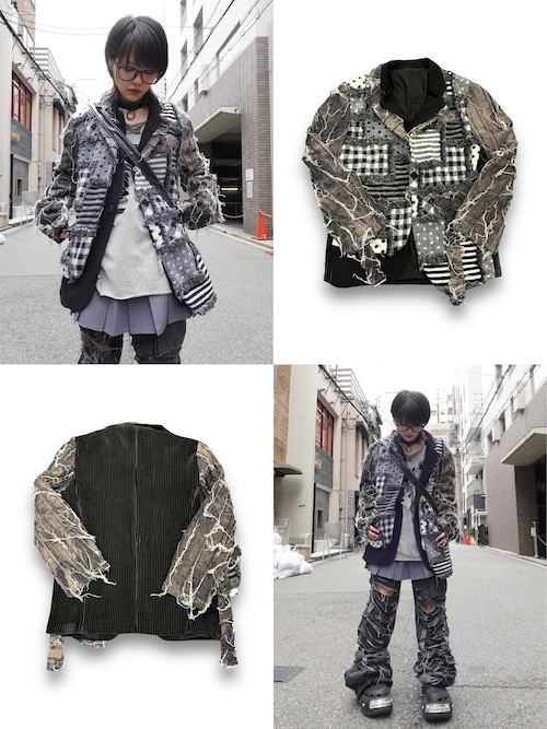 【PLANET STUDIO】denim multiple design jacket