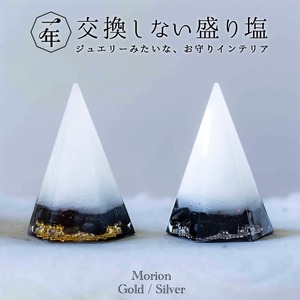 モリオン 黒水晶 最強の魔除け モノトーン 引っ越し祝い 盛り塩 １年間交換不要 2個 セット 新築祝い 開店祝い 開業祝い 厄年 / 厄除け プレゼント 女性 ギフト 玄関 トイレ 浄化 水晶 ヒーリング インテリア 雑貨 おしゃれ 風水