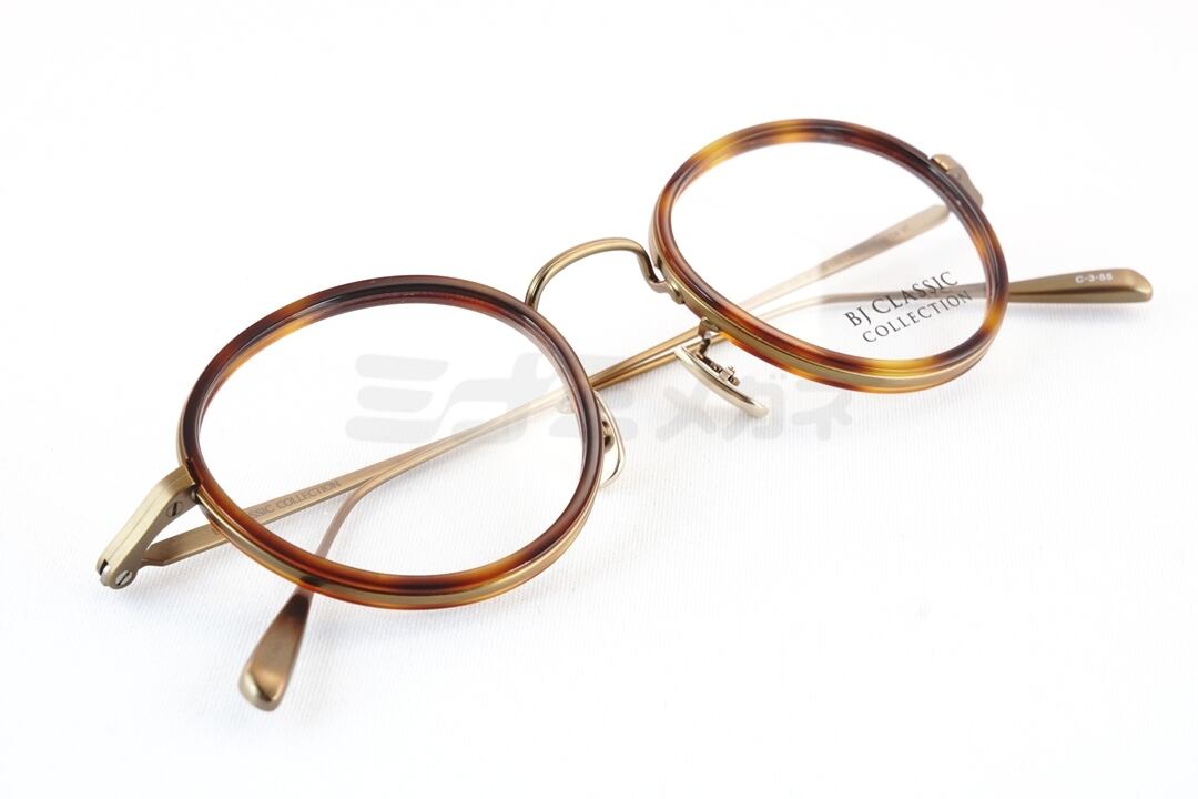 BJ CLASSIC メガネ PREM-114N CW NT C-3-55 ボストン BJクラシック