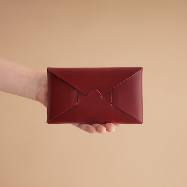 i ro se SEAMLESS "BURGUNDY" LONG WALLET