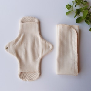 Pour moi  Moon Cloth  #ivory basic kit | オーガニックコットン 布ナプキン 基本セット